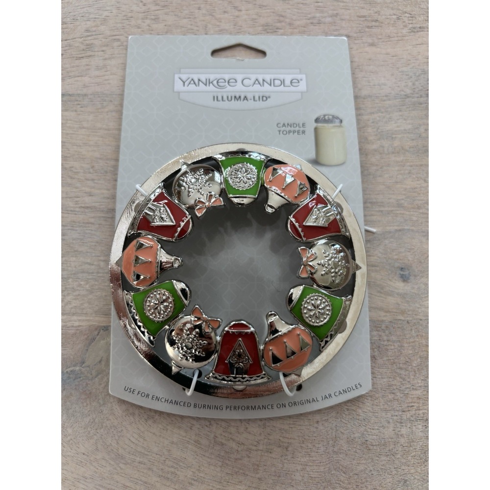 Yankee Candle Winter Christmas Illuma‎ Lid Ornaments New
